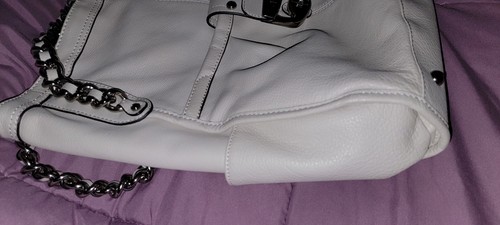 Womans Bmakowsky Creme/Tan Shoulder Bag 🎒 Beautiful Conditions - Picture 9 of 24