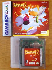 Rayman 2 Nintendo Game Boy Color Game & Manual Only ~ Cleaned/Tested/Saves