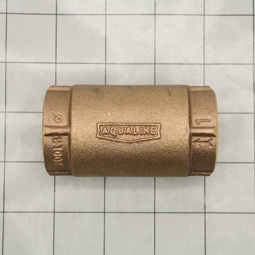 Thrifco 6415404 1-1/4 Inch Brass Spring Check Valv - Picture 5 of 5