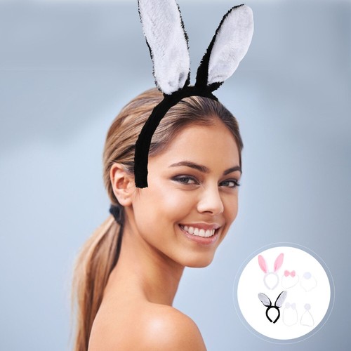 2 Sets Bunny Headdress Cosplay Costume Kids Party Headband Child - Picture 6 of 12