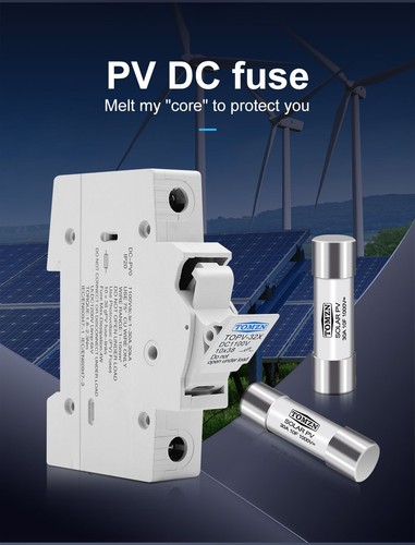 Protector de protección del sistema fotovoltaico de voltaje portafusibles 1P 2P 10*38 mm 1100V TOPV-30 - Imagen 9 de 28