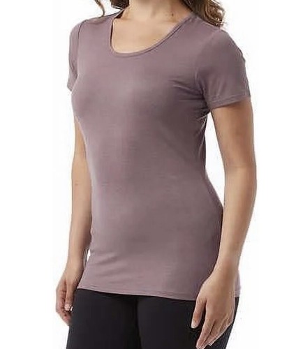 32 Degrees Cool Women Short Sleeve T-Shirt 3-Pack Size S - Black/Teal/Lav (NWT) - Picture 5 of 6