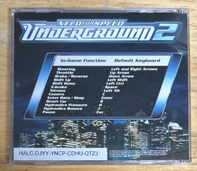 Disc 1 Only - “Need For Speed Underground 2” PC Video Game