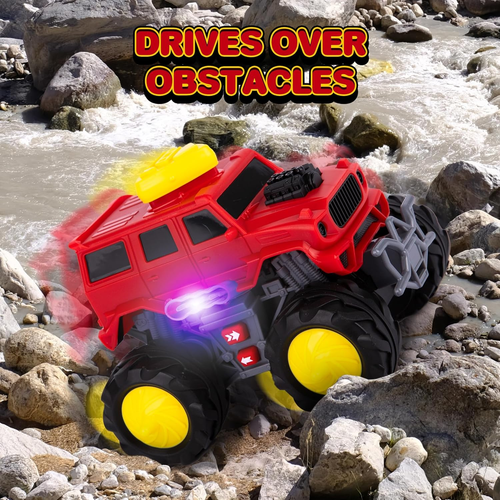 Light up Monster Truck for Boys, Large Monster Truck Toy with Lights & Sounds - Picture 6 of 12