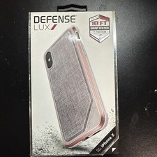 X-Doria Defense Shield Series, iPhone X Case - Military Grade Drop Tested Rose
