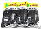 4 Little Trees Vent Wrap Air Freshener 3-Packs Car Air Freshener (Black Ice)