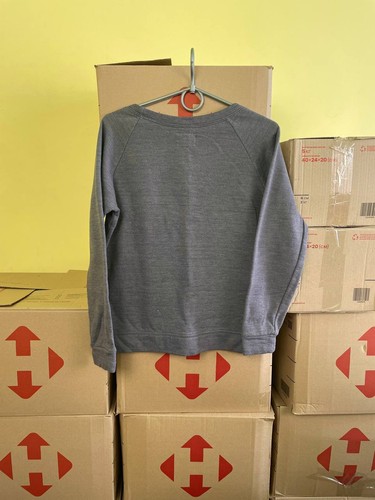 Vintage sweatshirt Stussy made in USA big logo size XS gray - Picture 3 of 6