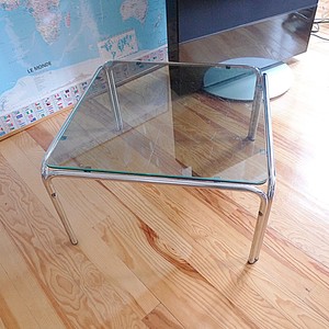 Rarement Table Basse Design Vintage 1970 Double Verre Fume Metal Chrome Annees 70 Stock Limite Dev Tcddresearch Com Dmclinicalresearch Com