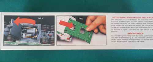 Vintage 1995 Hess Toy Truck And Helicopter -New In Box -Tested, Everything Works - Picture 6 of 11