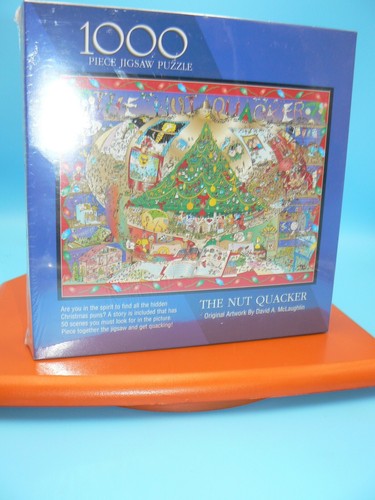Der Nussquacker David A McLaughlin 1000 Teile Puzzle Weihnachten 2002 Neu - Bild 1 von 6