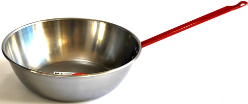 30cm - 38cm Deep Induction One Handle Pan , Wok , Karahi , Deep Paella Pan     - Picture 4 of 4