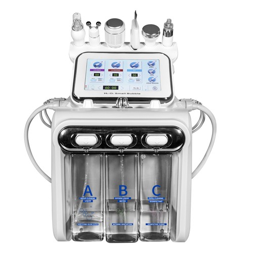 Small Bubble Facial Skin Cleaning RF Water Hydro Demabration Oxygen Peel Machine - Picture 10 of 11