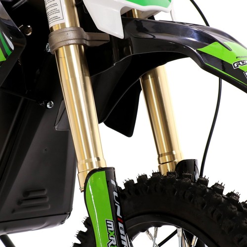FunBikes MXR 1000w 36v Electric Motorbike 12/10 65cm Green Kids Dirt Bike - Picture 9 of 12