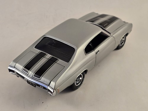 Franklin Mint 1970 Chevelle SS454 "CORTEZ SILVER" LE of 250 1:24 L@@K! - Picture 18 of 23