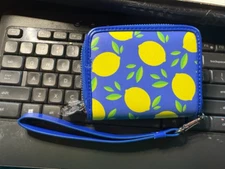 Dabney Lee Lemon Zip Wallet/WRISTLET  NWT RETAIL $34
