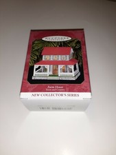 Hallmark Christmas Ornament Farm House Town & Country Series Pressed Tin 1999