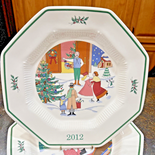 Set of 6 Nikko Christmastime Collector's Dinner Plates 1994 2002 2004 2011-2013 - Picture 3 of 19