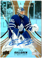 ERIK KALLGREN RC AUTO 22-23 UD TRILOGY AUTOGRAPH /449 ROOKIE PREMIERES 2022-23