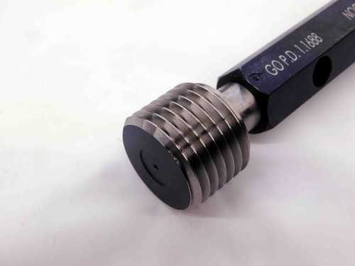NEW 1 1/4 8 UN 3B THREAD PLUG GAGE 1.25 GO NO GO P.D.'S = 1.1688 & 1.1757 TOOLS - Picture 3 of 4