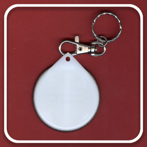 VESPA SCOOTER MOD SOUL SKA RED WHITE & BLUE BADGE KEY RING - Picture 2 of 3