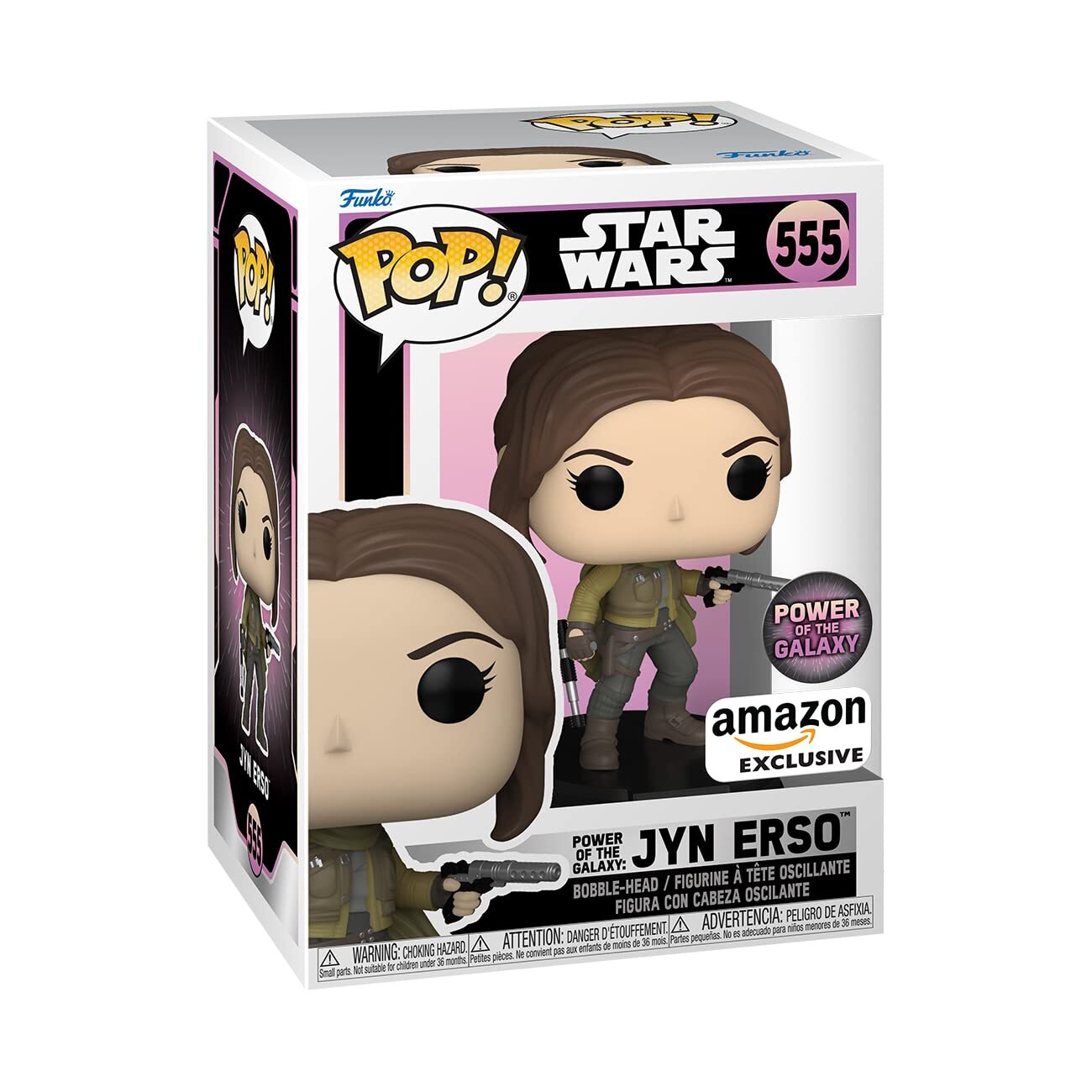 Star Wars Power Of The Galaxy Jyn Erso Exclusive Pop #555 Vinyl Figura Funko
