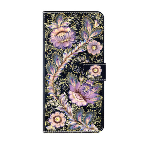 For Samsung S22 S21 S20 FE Luxury Patterned Flip Leather Wallet CardCase Cover - Picture 19 of 82