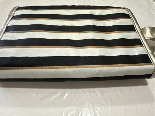 7 Pc Liz Claiborne Beauty Pocket Foldable Hanging Cosmetic Makeup Bag w/ Items - Picture 15 of 17