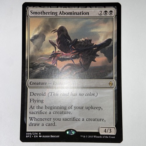 MTG Smothering Abomination Battle for Zendikar 099/274 Regular Rare - Picture 1 of 6