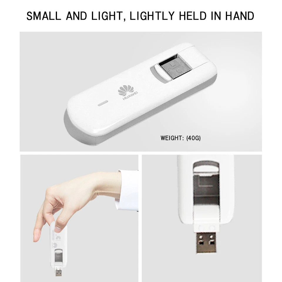 Huawei Unlocked E3276 4G Modem 150Mbps 3G WCDMA UMTS USB Dongle Mobile Broadband - Image 3 of 4