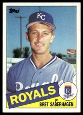 1985 Topps #23 Bret Saberhagen