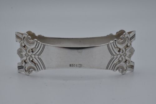 Scandinavian Silver Napkin Ring Norway 830S Magnus Aase Bergen - Picture 2 of 5