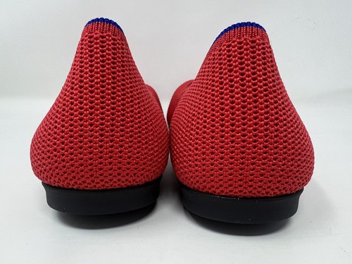 Rothys "The Point" Bright Red Flat Shoe Size 7 - New - Bild 3 von 11