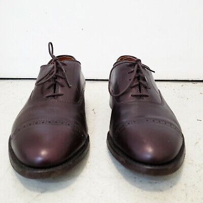 Alden Perforated Straight Tip Bal Shoe