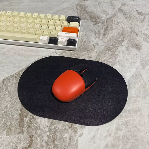 Petit Tapis De Souris Ovale Simple Face Couleur Unie Tapis Antidérapant Universe - Photo 7/19