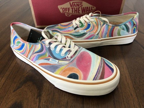 Vans Authentic Sf Shoes Chris Johanson Swirl Multicolor Ultracush Size 11.5, 13 - 第 1/8 張圖片