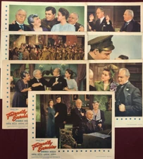 FRIENDLY ENEMIES LOBBY CARD PARTIALSET(7)MOVIE POSTER 1942 CHARLES RUGGLES