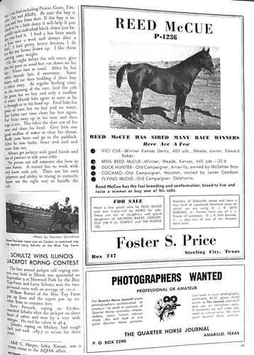1951 QUARTER HORSE Journal RACE ISSUE, "THREE BARS" FULL PG AD! + 26 TOP RACERS! - Picture 18 of 22