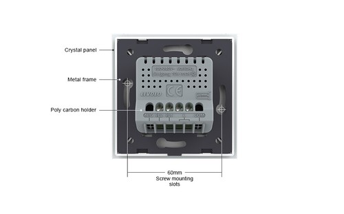 LIVOLO 1gang Touch Sensor Panel Schalter, Hintergrundbeleuchtung Display - Bild 25 von 25