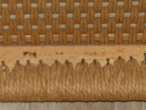 Juego de 2 sillas modelo 84 silla de comedor teca/cordón de papel de Niels Otto Møller - Imagen 8 de 11