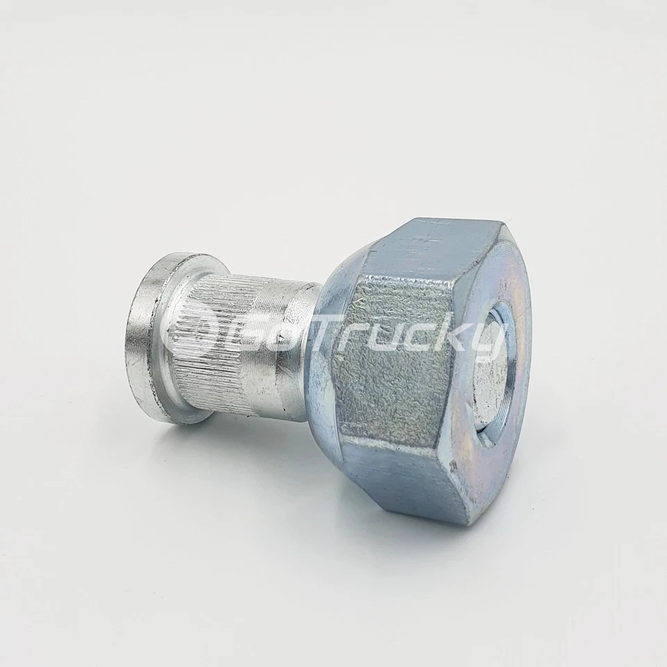 6x Perno de rueda + tuerca delantera izquierda lado del conductor para ISUZU NPR NQR NPR-HD NRR 98-25 Foto 4 de 4