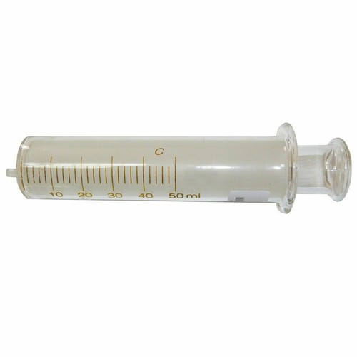 Jeringa de vidrio de 50 ml para recargar cartucho de tinta de impresora solvente Roland Mimaki - Imagen 5 de 6