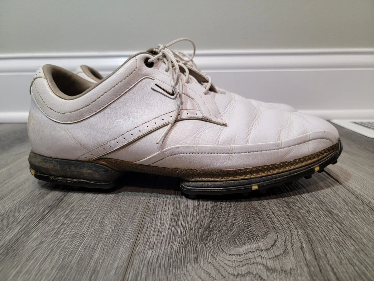 Nike Tour Premium White Golf Shoes 2009 Size Men s 11 Tiger Woods