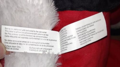 Disney Gemmy Mickey Mouse Urlaub Santa Weihnachten Jumbo Stofftier Plüsch 4 Fuß 48 Zoll - Bild 11 von 24