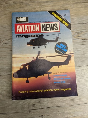 Aviation News Magazine Vol 19 # 15 Dec 1990 w/ Scale Plans Messerschmitt Bf 109E - Picture 1 of 9