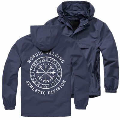 Herren Schlupfjacke Windbreaker Nordic Walking Athletic Division sportswear odin