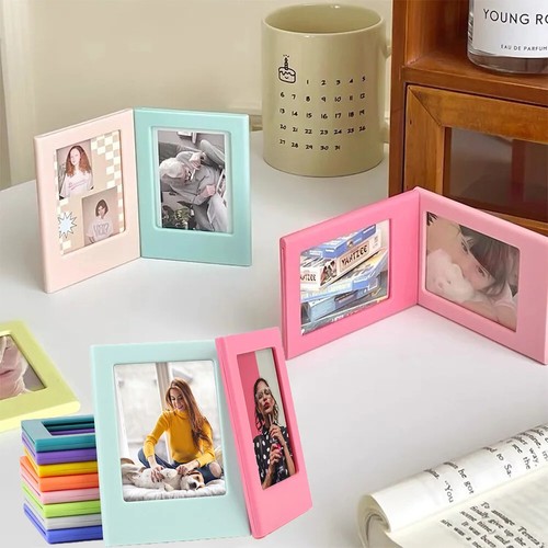 Modern Simply Colored Magnetic Photos Frame Instant Film Album Decor Sticky Note - Picture 6 of 20