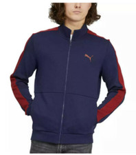 Puma Mens Full Zip Track Jacket Deep Side Pockets Soft Comfort Style NWT 