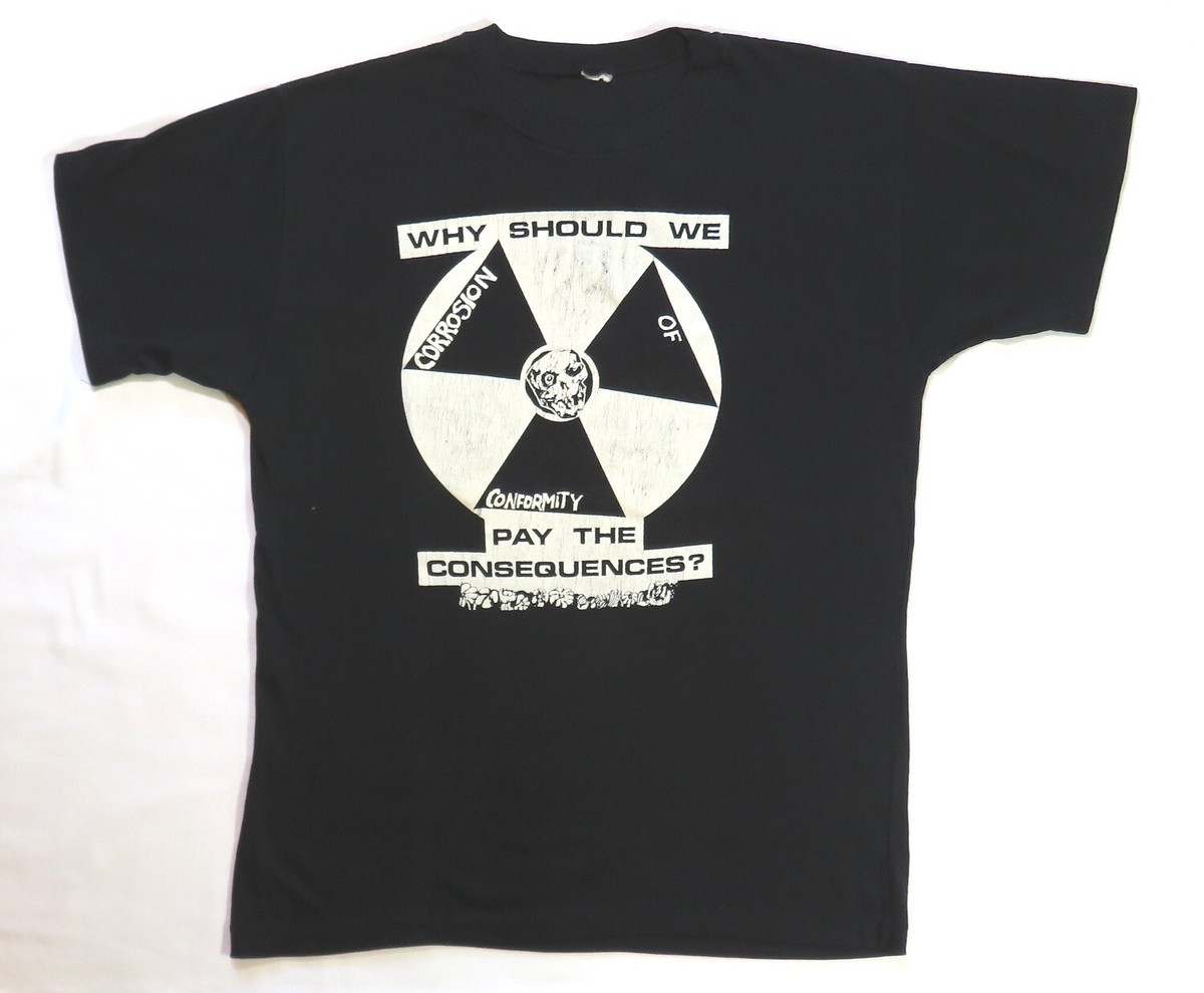 Corrosion Of Conformity Vintage T Shirt 1980's Hardcore Corrosion Of Conformity Vintage T Shirt 1980's Hardcore