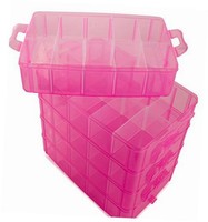 Lifesmart Stackable Storage Container. Pink, Compatible For Littlest Pet Shop, Lifesmart Stackable Storage Container. Pink, Compatible For Littlest Pet Shop,
