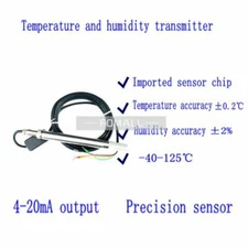 Temperature and humidity sensor Long shell 4-20mA output humidity 2%